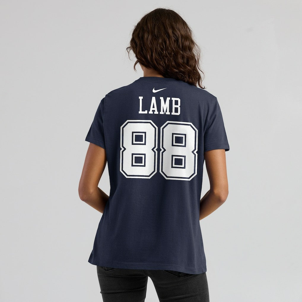 CeeDee Lamb Dallas Cowboys Women's Player Name & Number T-Shirt - Navy | Nike online