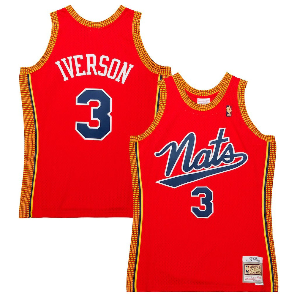 Allen Iverson Philadelphia 76ers 2004/05 Hardwood Classics Swingman Jersey - Red | Mitchell & Ness discount