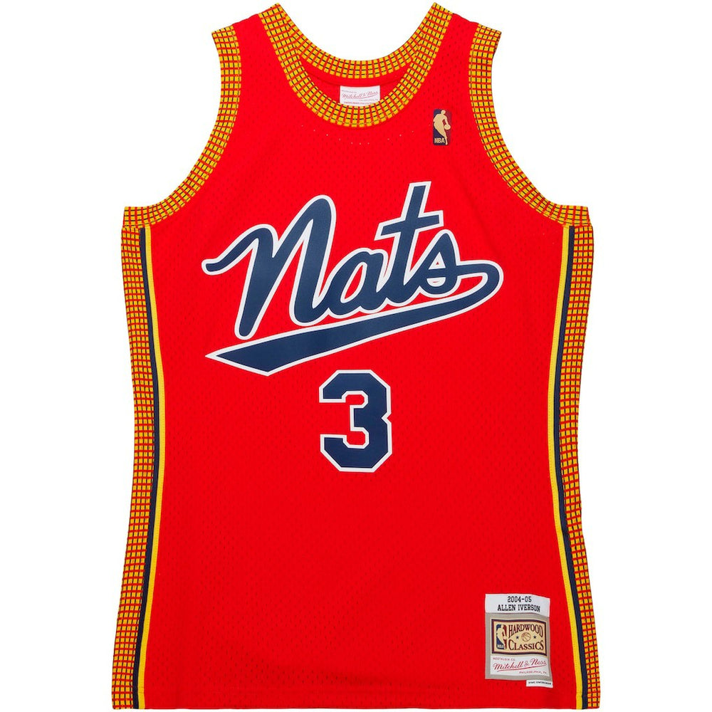Allen Iverson Philadelphia 76ers 2004/05 Hardwood Classics Swingman Jersey - Red | Mitchell & Ness discount