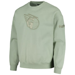 Cleveland Guardians Pro Standard Neutral Drop Shoulder Pullover Sweatshirt - Green