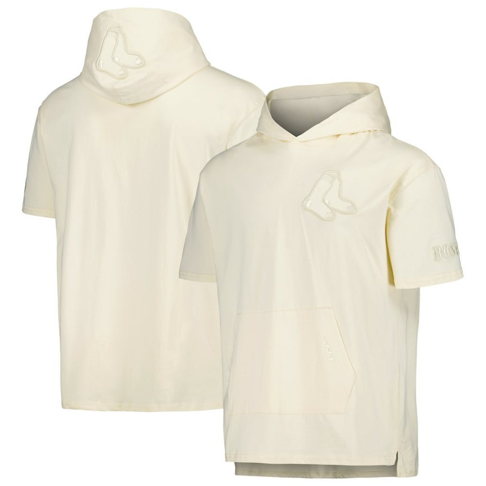 Boston Red Sox Pro Standard Neutral Hoodie T-Shirt - Cream