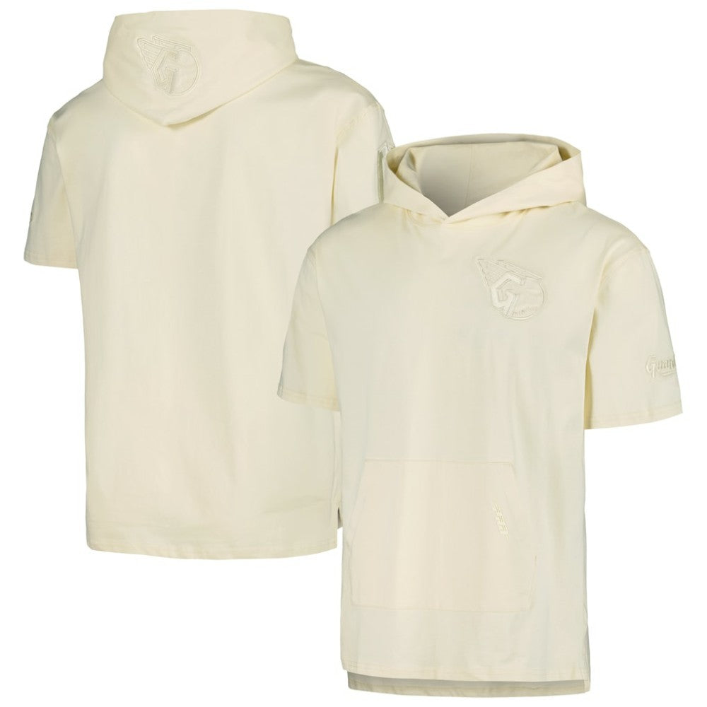 Cleveland Guardians Pro Standard Neutral Hoodie T-Shirt - Cream