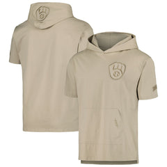 Milwaukee Brewers Pro Standard Neutral Hoodie T-Shirt - Tan