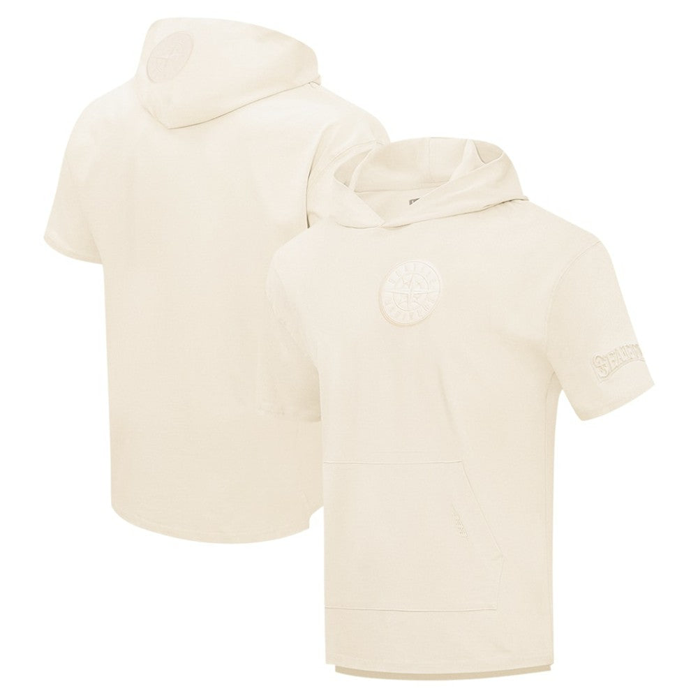 Seattle Mariners Pro Standard Neutral Hoodie T-Shirt - Cream