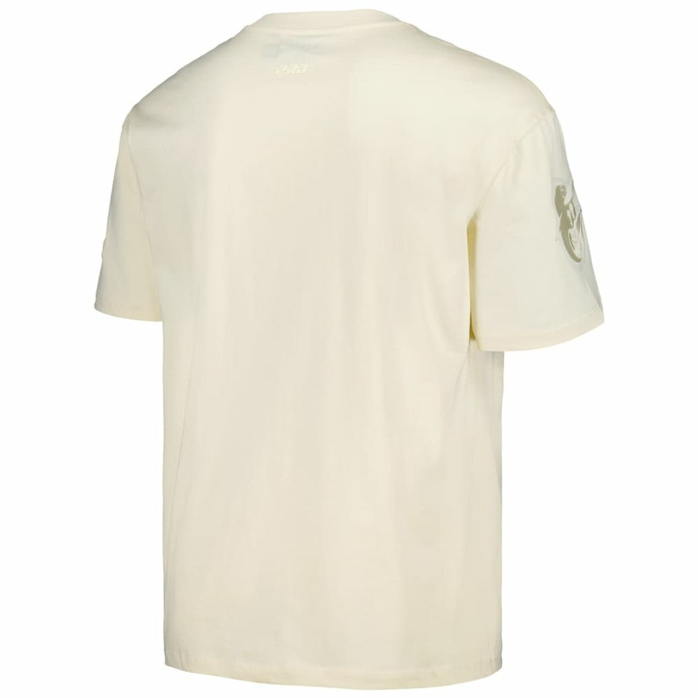 Baltimore Orioles Pro Standard Oversized Neutral CJ Dropped Shoulders T-Shirt - Cream