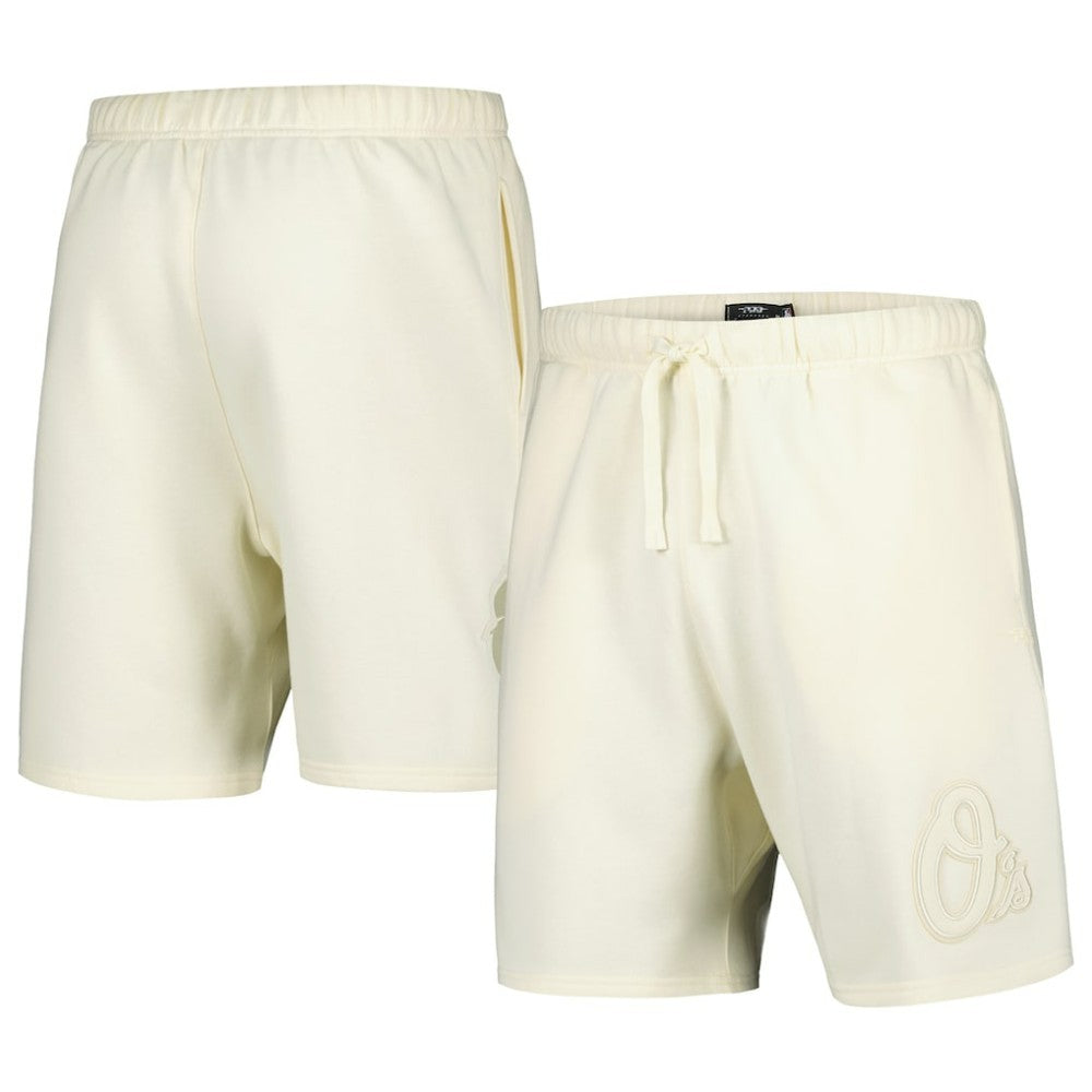 Baltimore Orioles Pro Standard Neutral Fleece Shorts - Cream