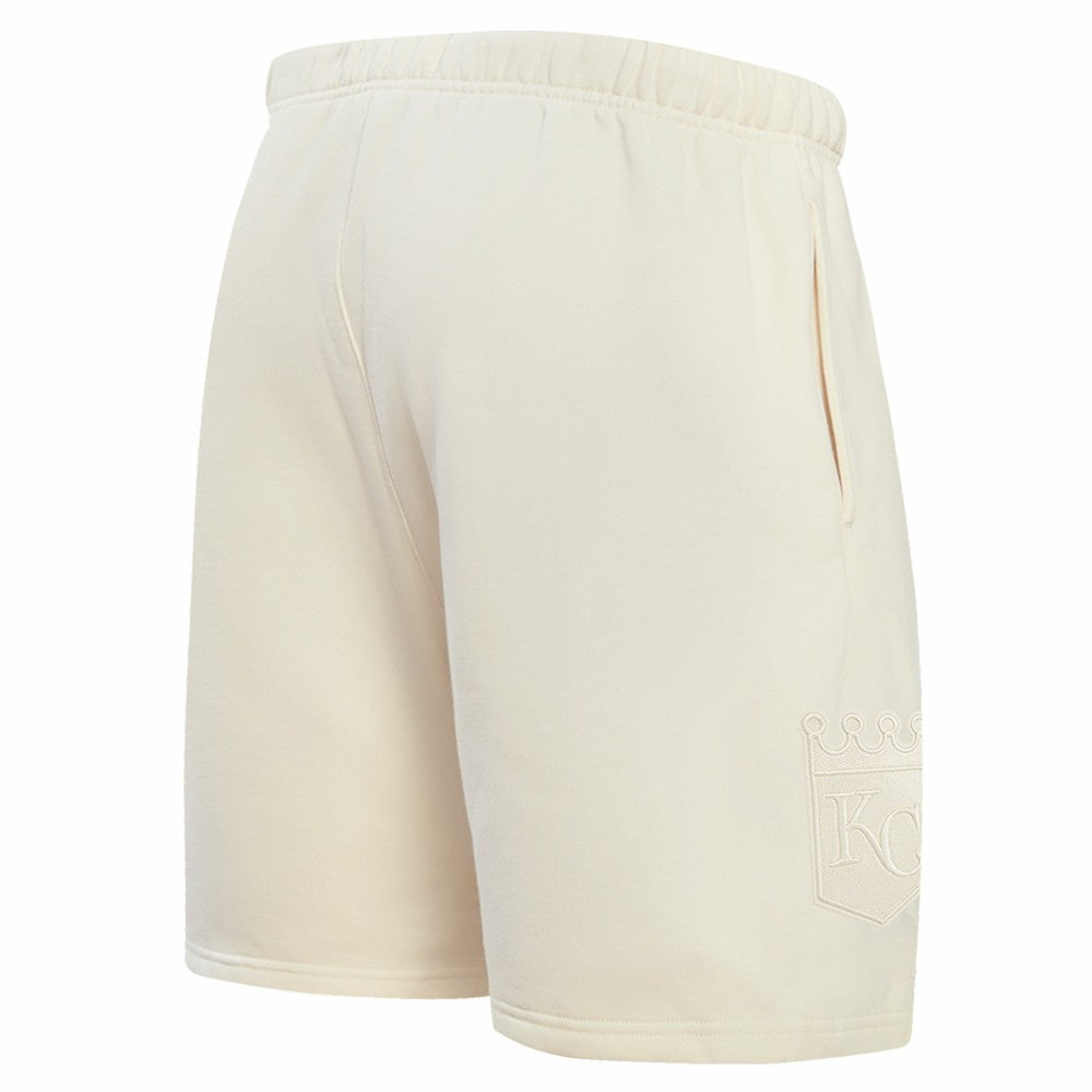 Kansas City Royals Pro Standard Neutral Fleece Shorts - Cream