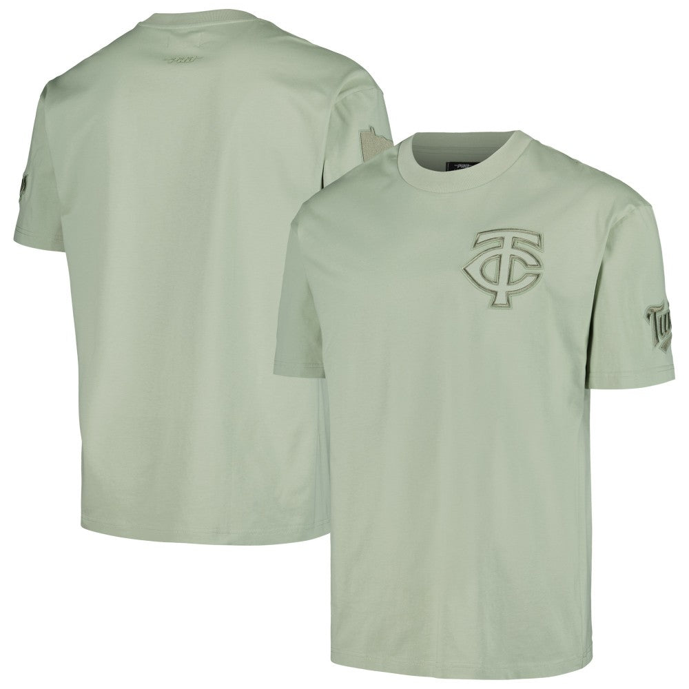 Minnesota Twins Pro Standard Oversized Neutral CJ Dropped Shoulders T-Shirt - Mint