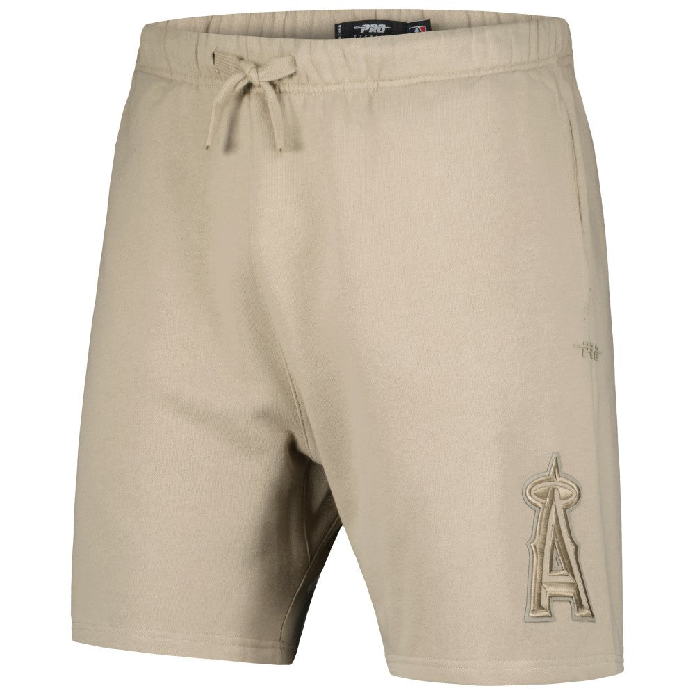 Los Angeles Angels Pro Standard Neutral Fleece Shorts - Khaki