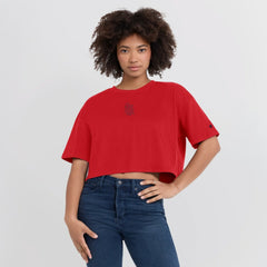 St. Louis Cardinals Women's Elements Super Soft Boxy Cropped T-Shirt - Red
