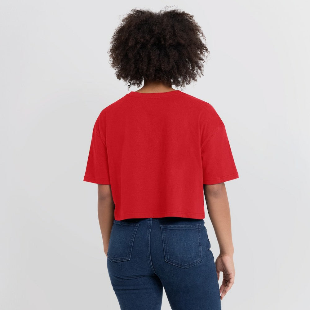 St. Louis Cardinals Women's Elements Super Soft Boxy Cropped T-Shirt - Red