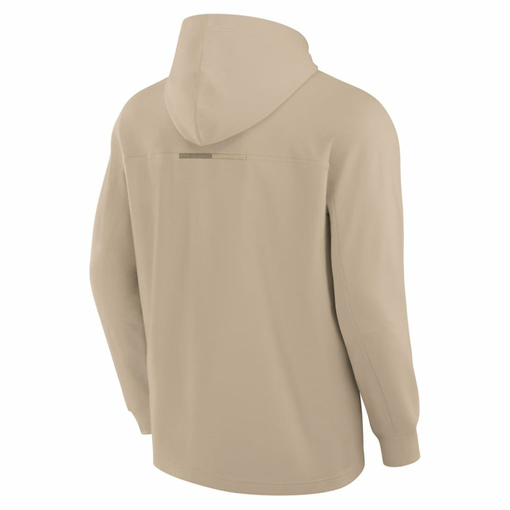 Houston Astros Elements Lightweight Fleece Hoodie - Khaki