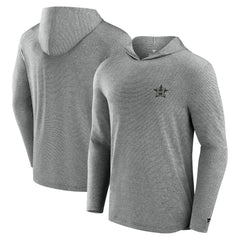 Houston Astros Front Office Tech Lightweight Hoodie T-Shirt - Black