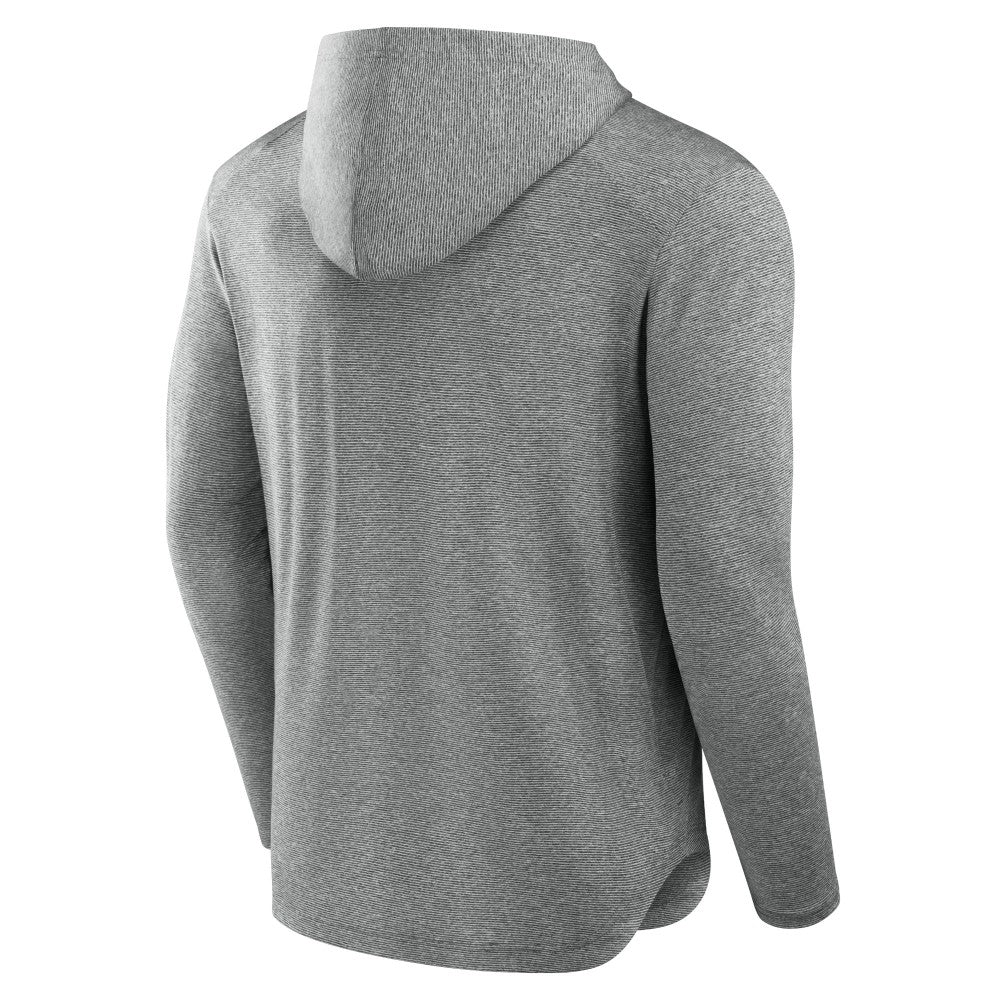 Milwaukee Brewers Front Office Tech Lightweight Hoodie T-Shirt - Black
