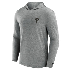 Philadelphia Phillies Front Office Tech Lightweight Hoodie T-Shirt - Black