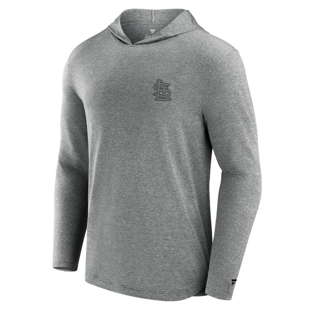 St. Louis Cardinals Front Office Tech Lightweight Hoodie T-Shirt - Black