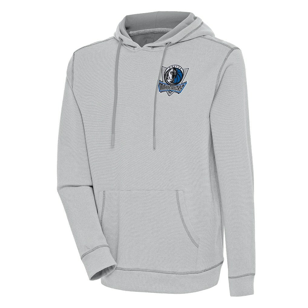 Dallas Mavericks Antigua Axe Bunker Tri-Blend Pullover Hoodie sale - Gray shop