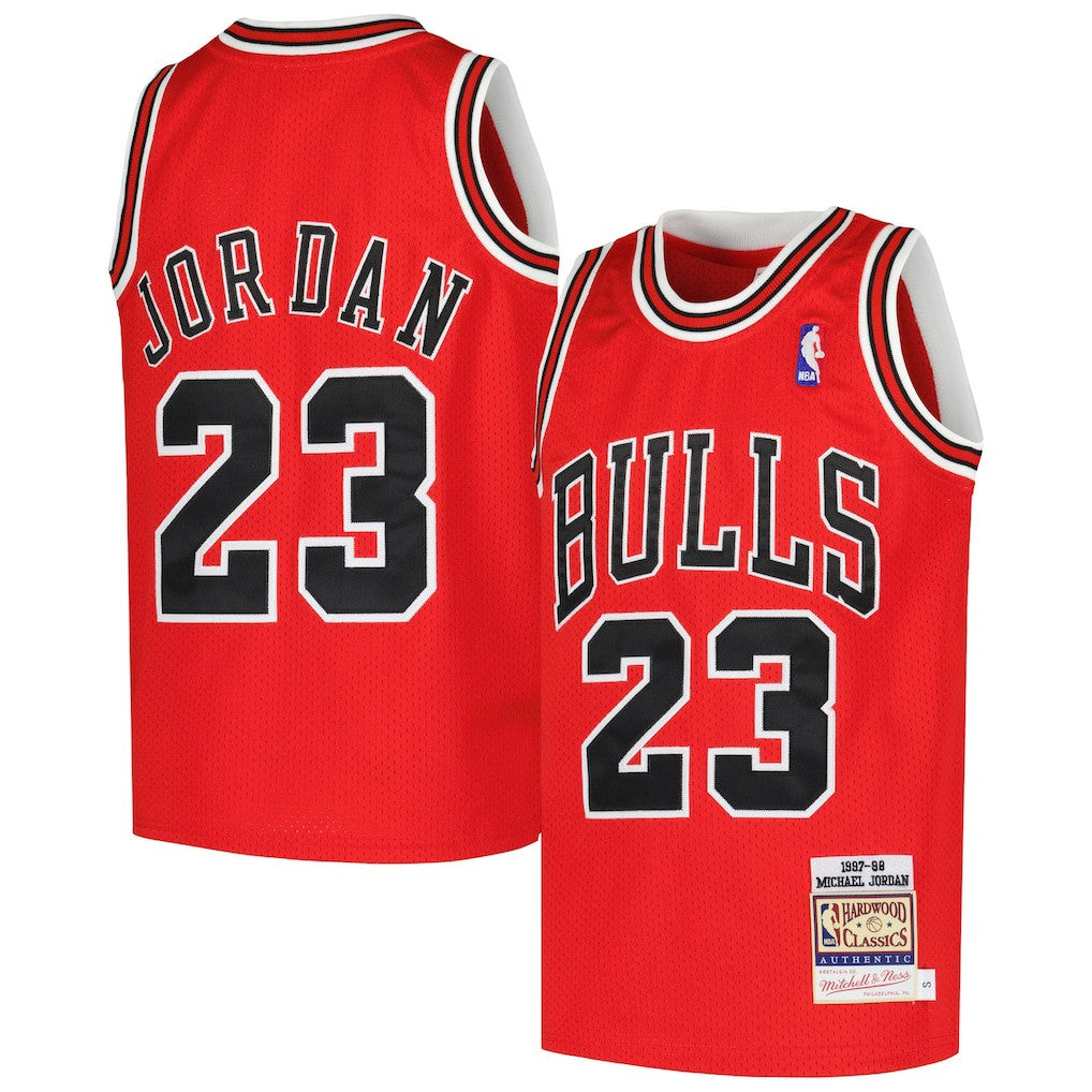 Michael Jordan Chicago Bulls Youth Hardwood Classics 1997/98 Authentic Jersey sale - Red | Mitchell & Ness cheap