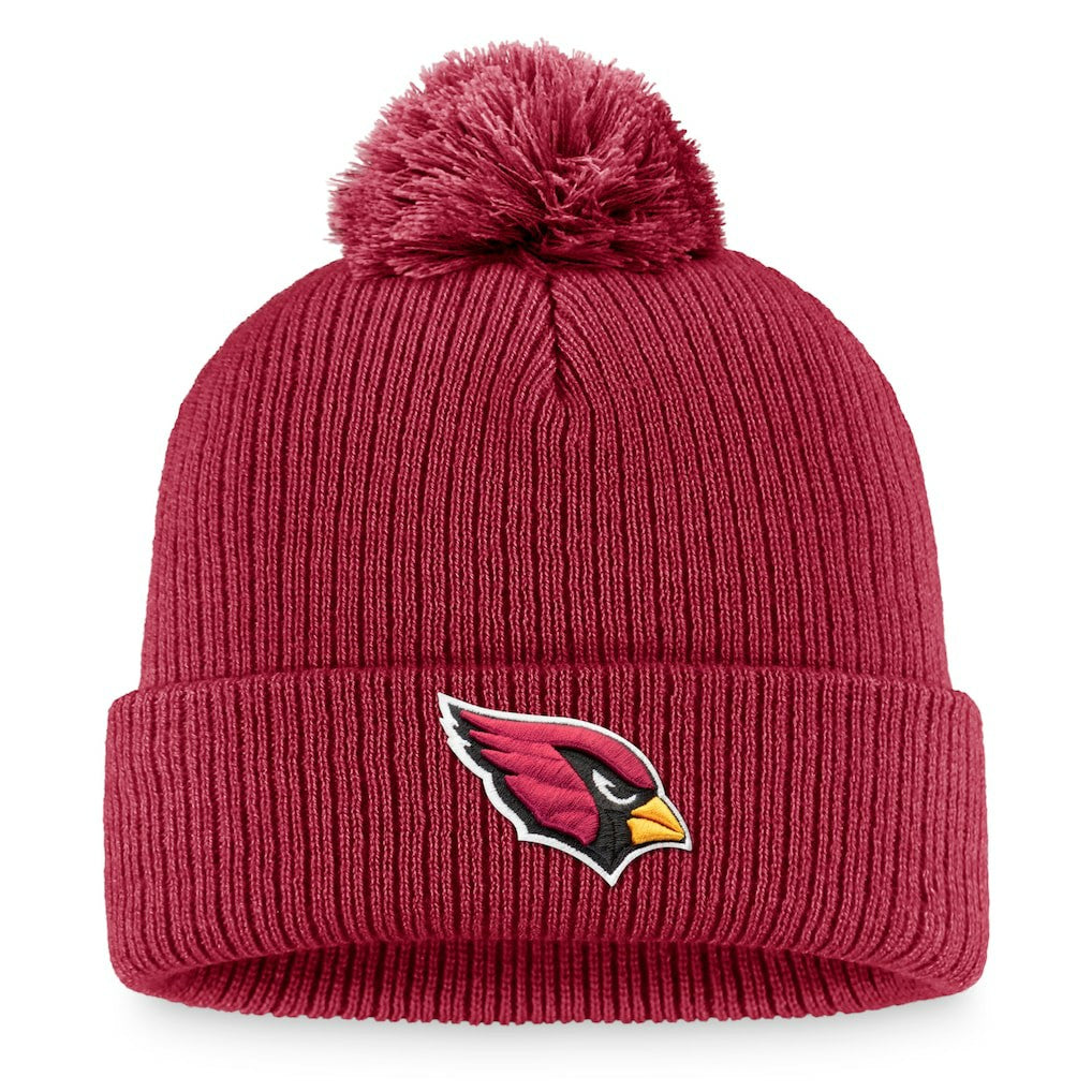 Arizona Cardinals Women's Cuffed Knit Hat with Pom - Cardinal sale