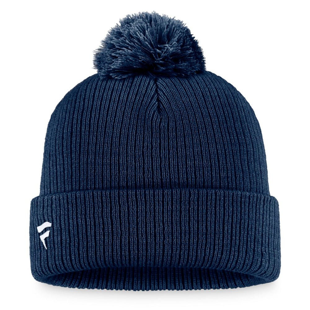 Tennessee Titans Women's Cuffed Knit Hat with Pom - Navy on sale