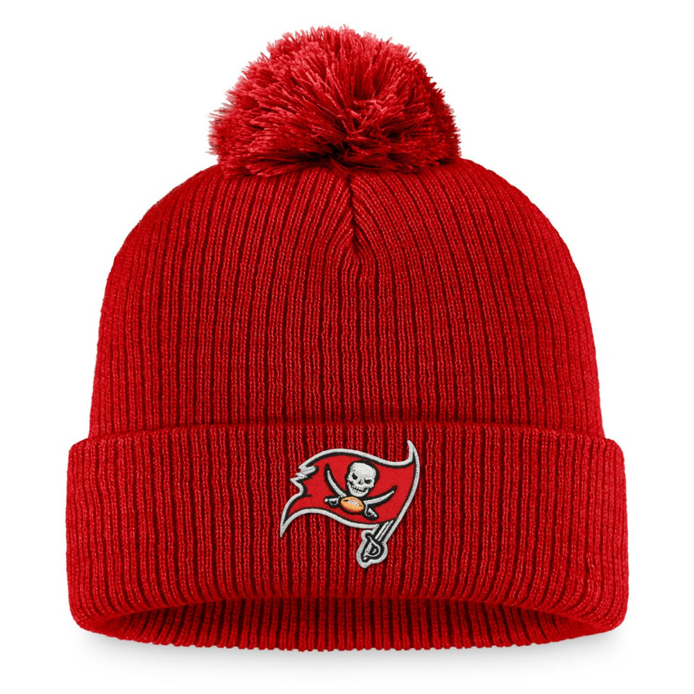 Tampa Bay Buccaneers Women's Cuffed Knit Hat with Pom - Red cheap