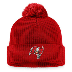 Tampa Bay Buccaneers Women's Cuffed Knit Hat with Pom - Red cheap