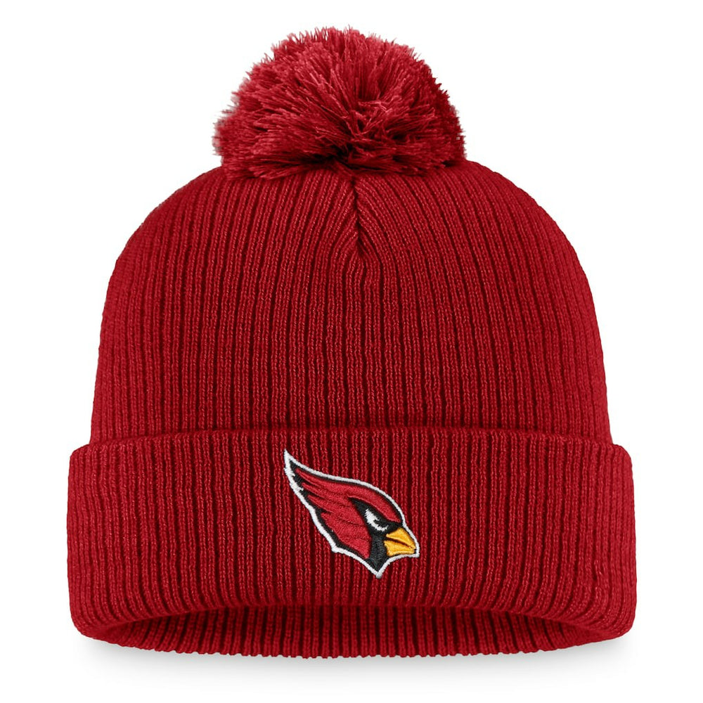 Arizona Cardinals Women's Logo Cuffed Knit Hat with Pom - Cardinal online