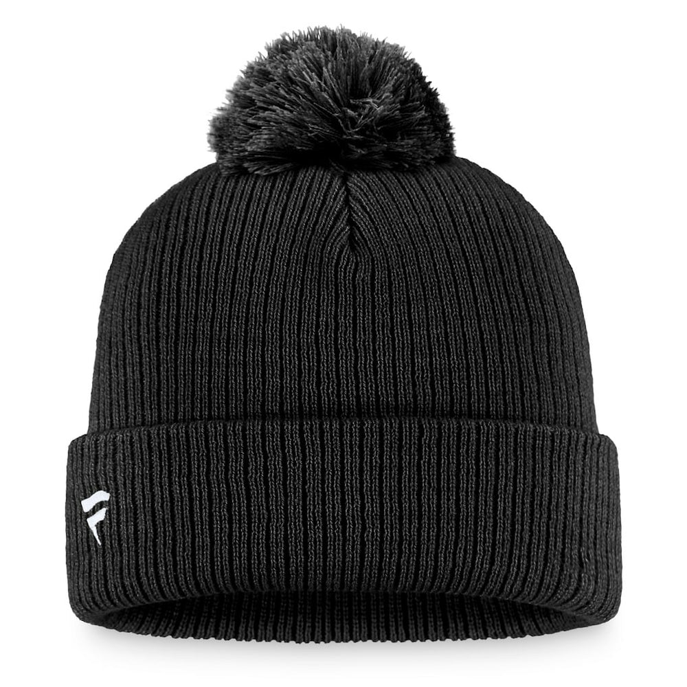 New Orleans Saints Women's Logo Cuffed Knit Hat with Pom - Black cheap