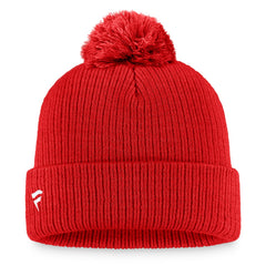 Tampa Bay Buccaneers Women's Logo Cuffed Knit Hat with Pom - Cardinal discount
