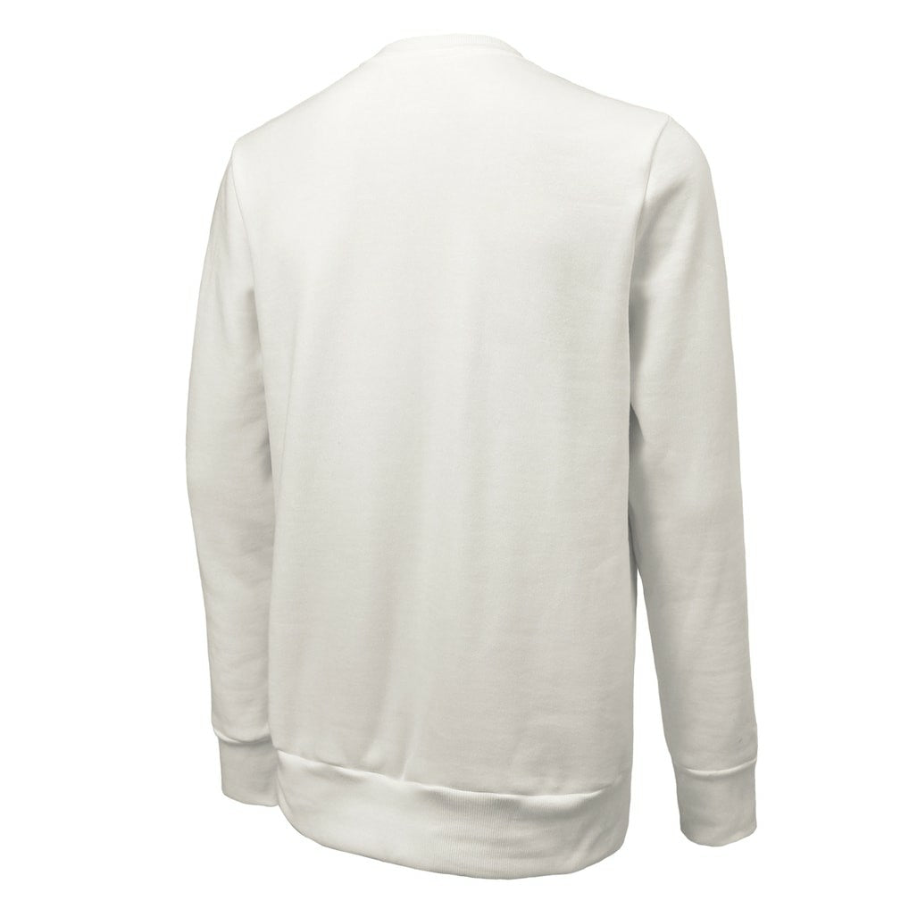 Atlanta Falcons Majestic Threads Unisex Sundays Block Letter Crewneck Pullover Sweatshirt - White discount