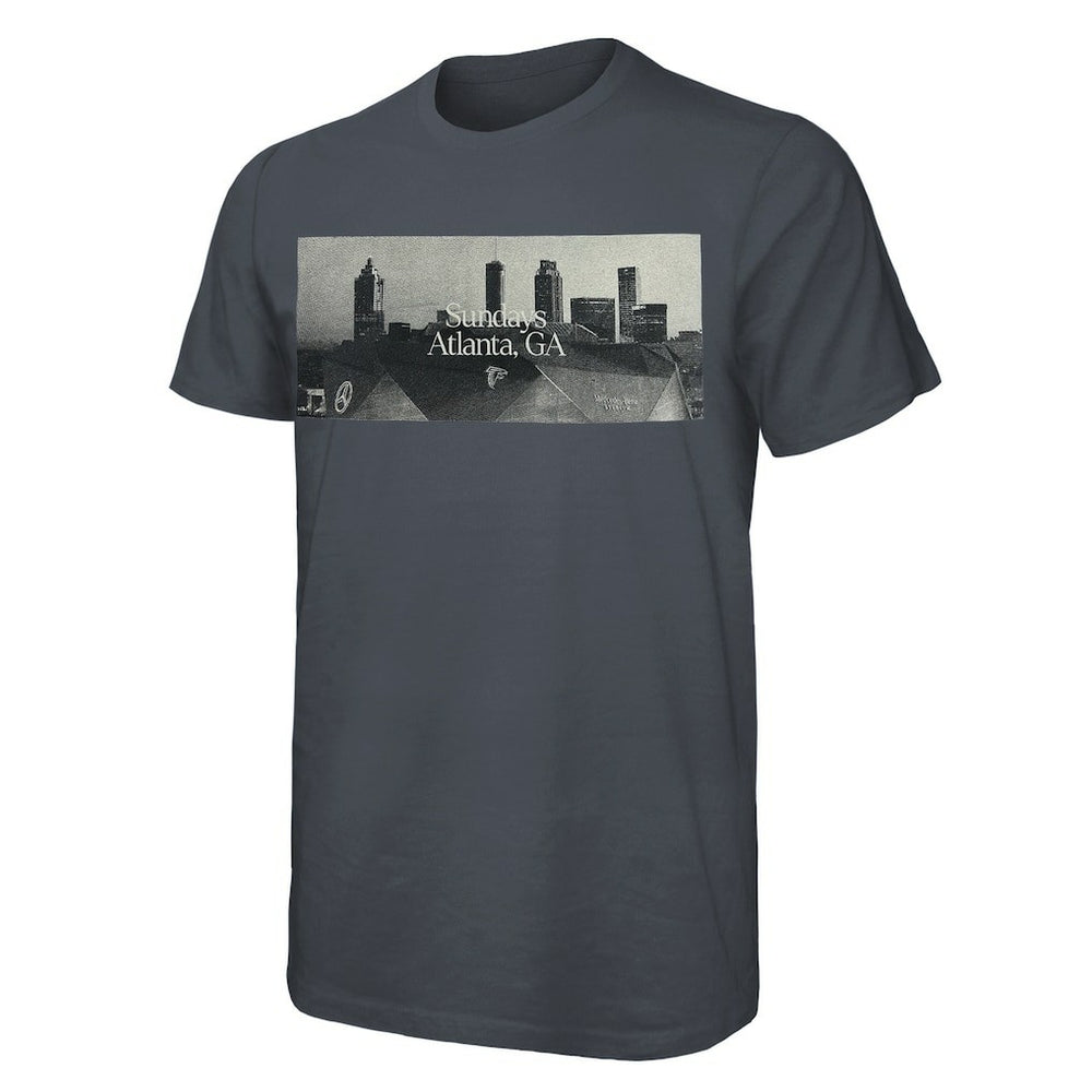 Atlanta Falcons Majestic Threads Sundays Skyline T-Shirt - Gray online