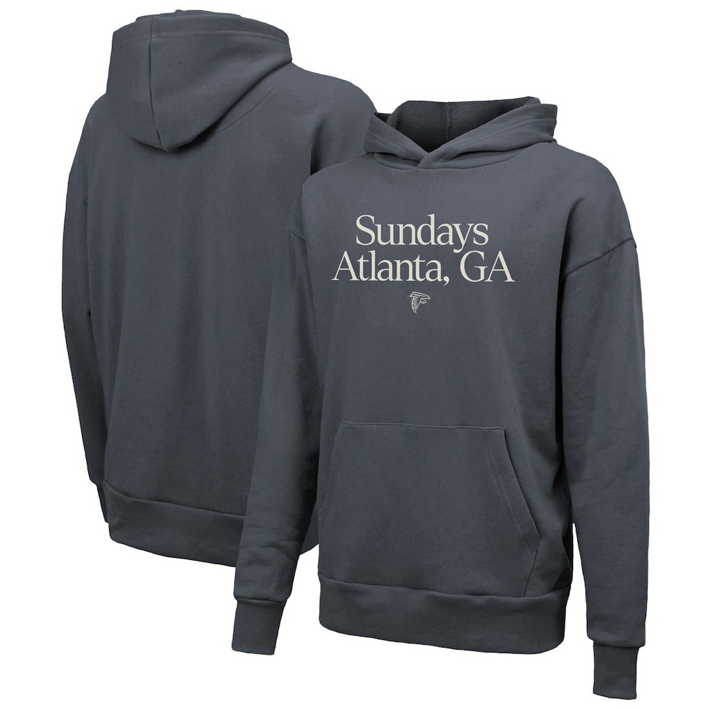 Atlanta Falcons Majestic Threads Unisex Sundays Pullover Hoodie - Gray discount