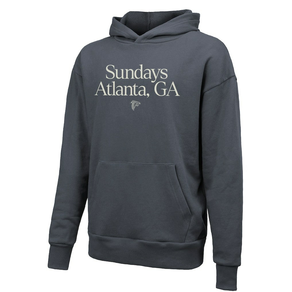 Atlanta Falcons Majestic Threads Unisex Sundays Pullover Hoodie - Gray discount