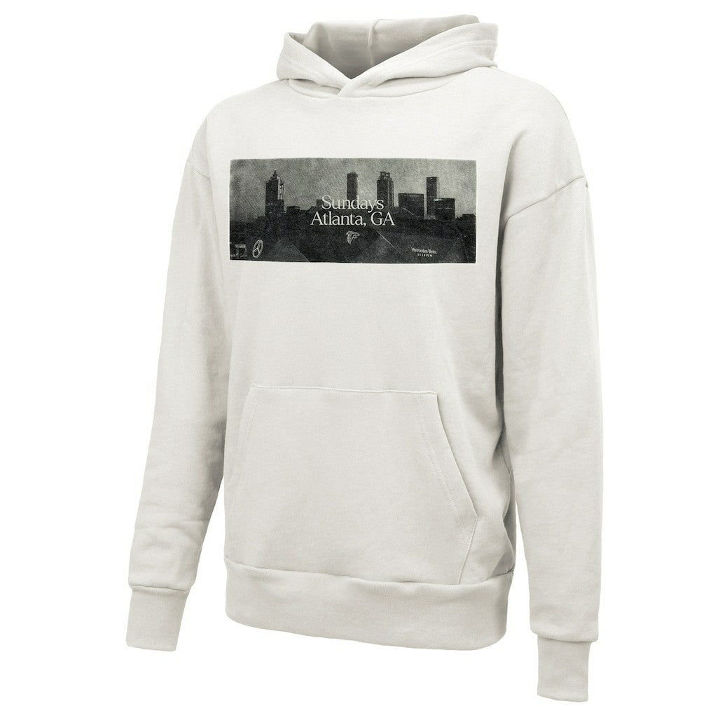 Atlanta Falcons Majestic Threads Unisex Sundays Skyline Pullover Hoodie - White discount