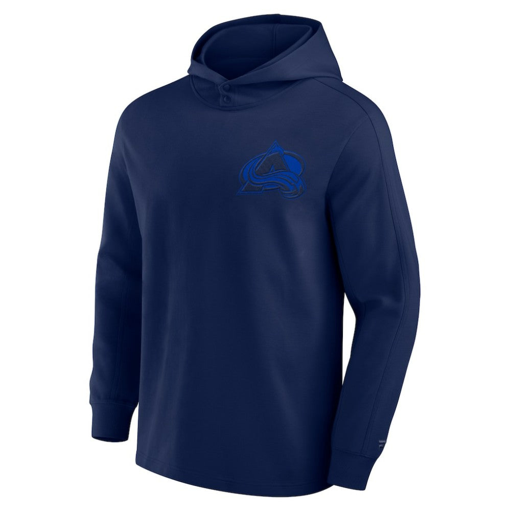 Colorado Avalanche Fanatics Elements Lightweight Tri-Blend Fleece Hoodie Navy
