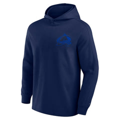 Colorado Avalanche Fanatics Elements Lightweight Tri-Blend Fleece Hoodie Navy