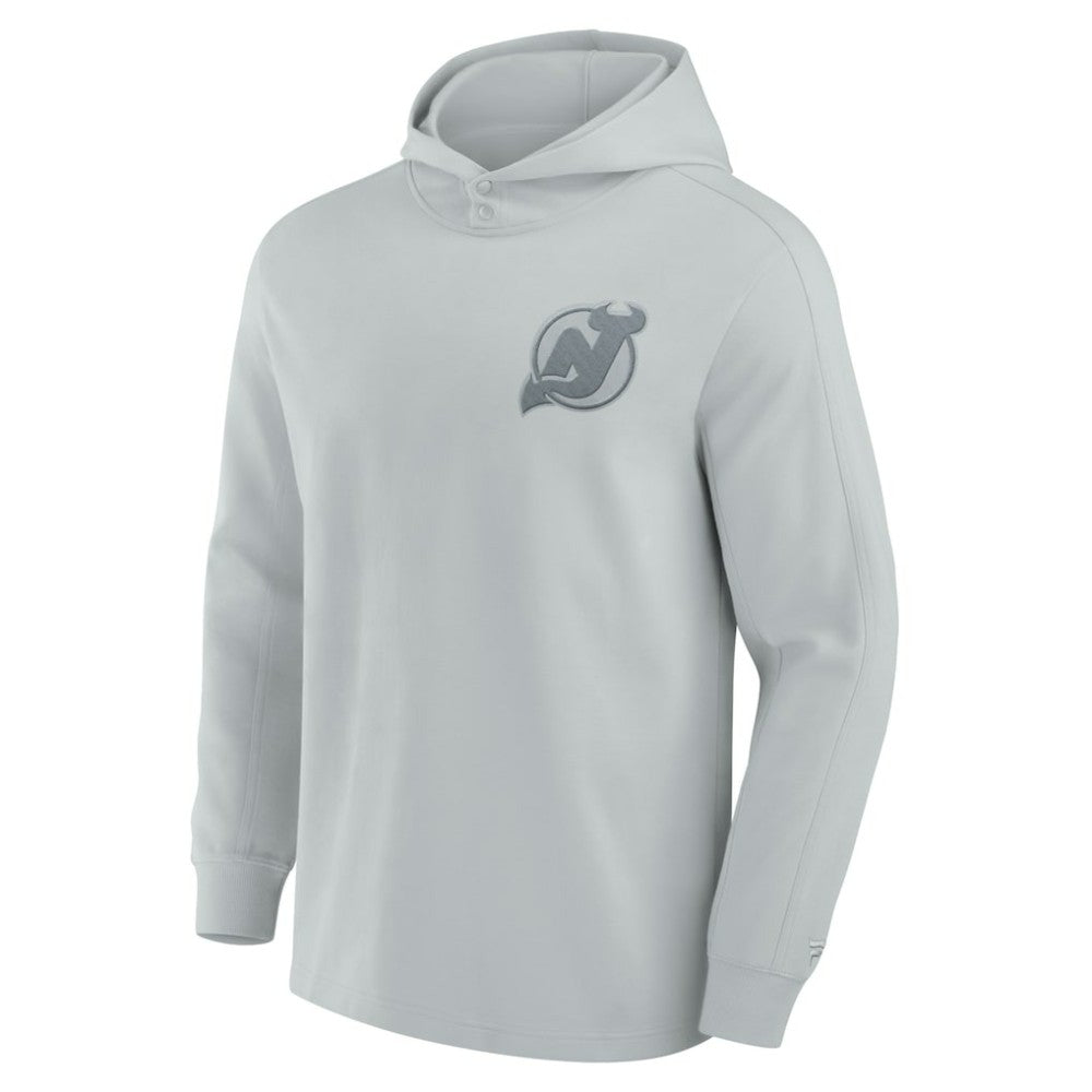 New Jersey Devils Fanatics Elements Lightweight Tri-Blend Fleece Hoodie Gray