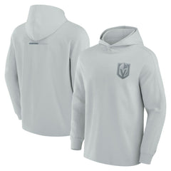 Vegas Golden Knights Fanatics Elements Lightweight Tri-Blend Fleece Hoodie Gray