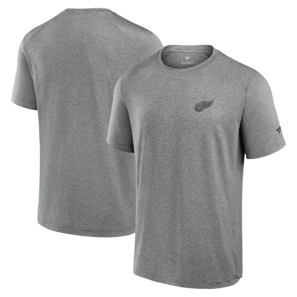 Detroit Red Wings Fanatics Front Office Tech T-Shirt Black