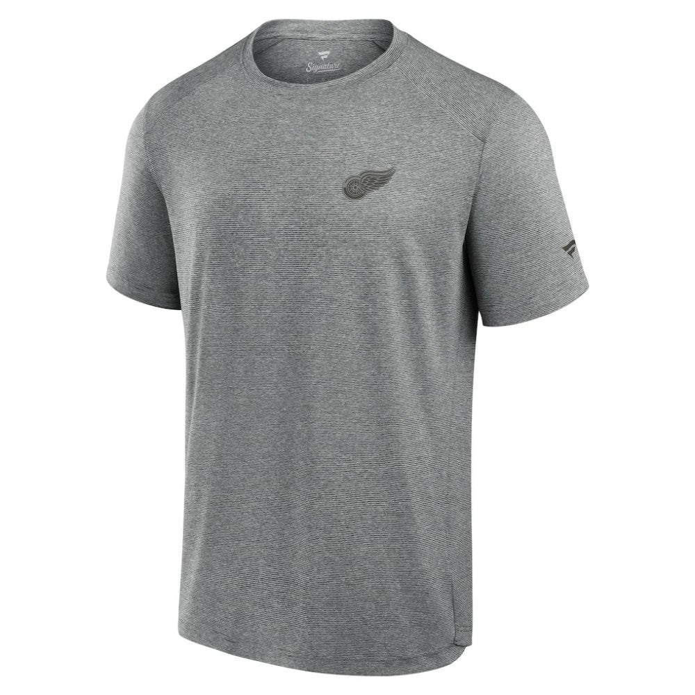 Detroit Red Wings Fanatics Front Office Tech T-Shirt Black
