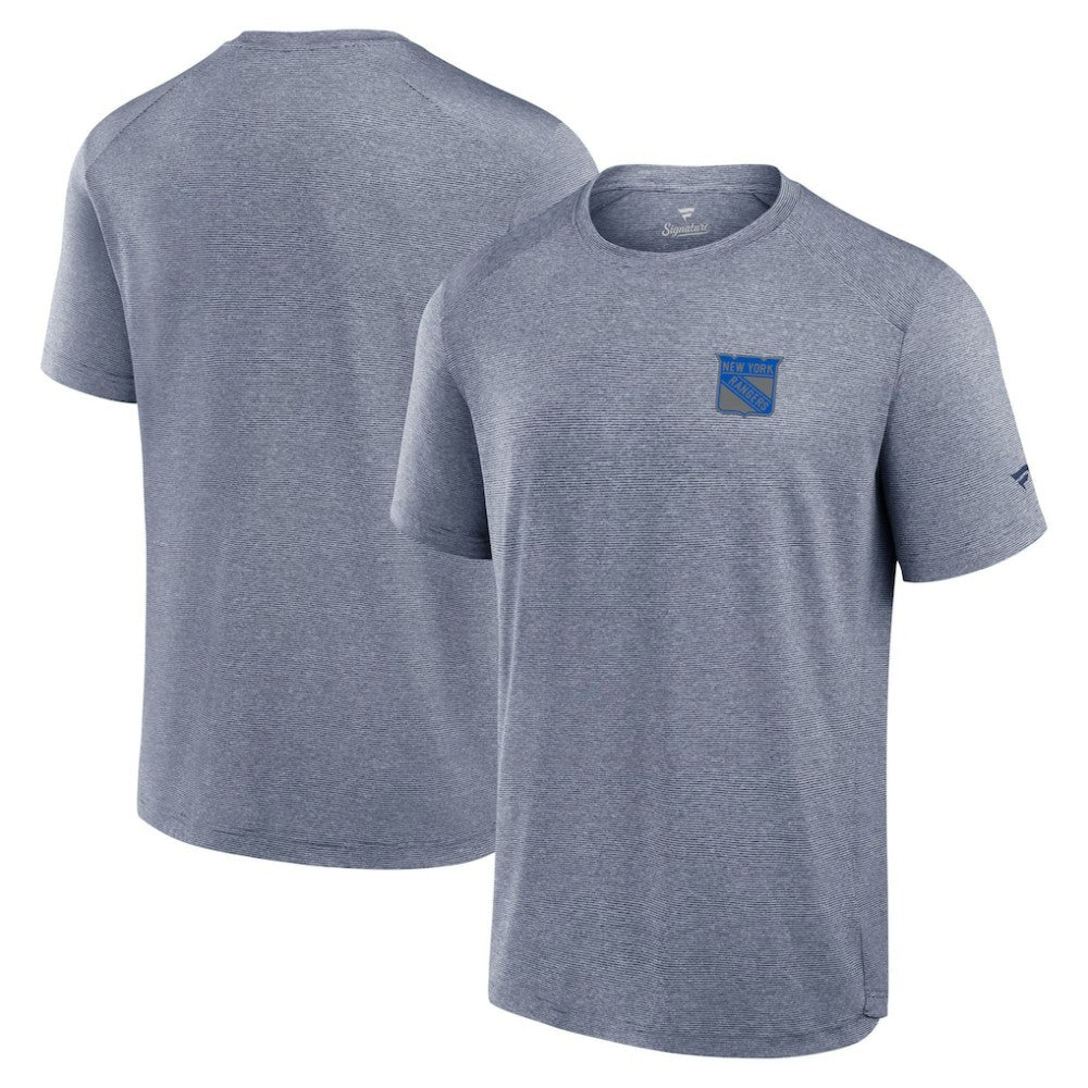 New York Rangers Fanatics Front Office Tech T-Shirt Navy