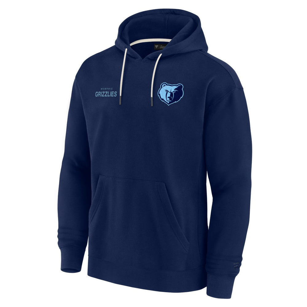 Memphis Grizzlies Unisex Elements Super Soft Fleece Pullover Hoodie - Navy | Fanatics online