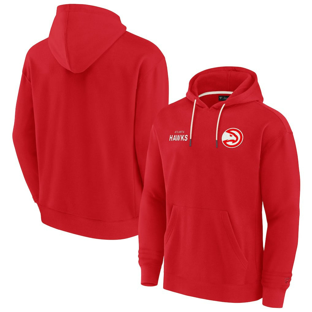 Atlanta Hawks Unisex Elements Super Soft Fleece Pullover Hoodie - Red | Fanatics online