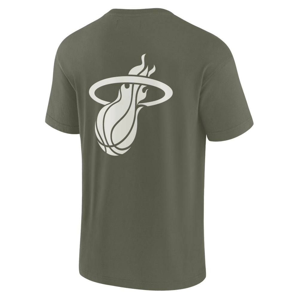 Miami Heat Unisex Elements Super Soft Short Sleeve T-Shirt - Olive | Fanatics for sale