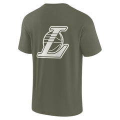 Los Angeles Lakers Unisex Elements Super Soft Short Sleeve T-Shirt - Olive | Fanatics discount