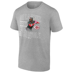 Elly De La Cruz Cincinnati Reds Cycle T-Shirt - Heather Gray
