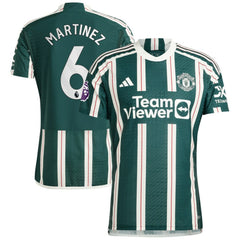 Lisandro Martínez Manchester United 2023/24 Away Player Jersey - Green | Adidas for sale