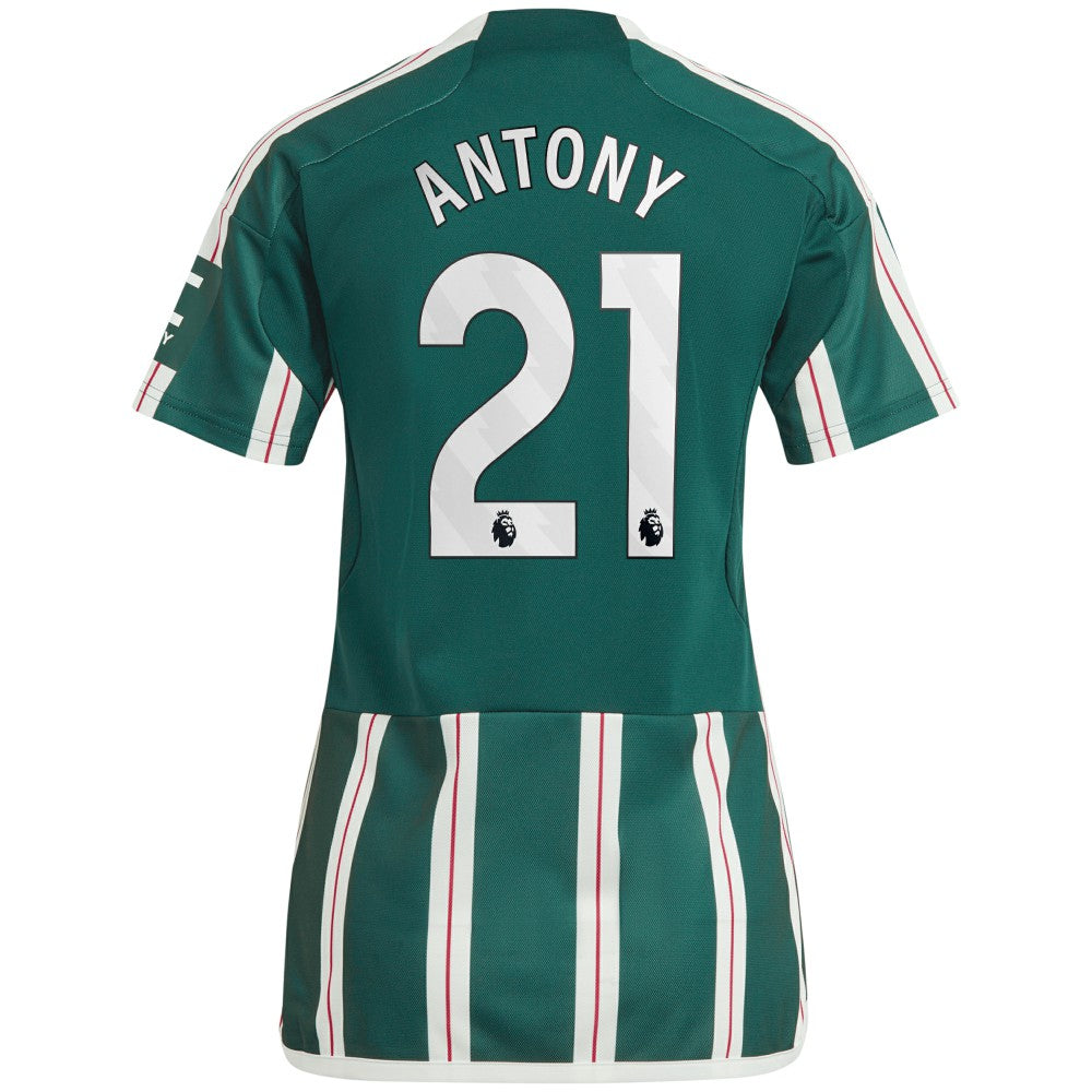Antony Manchester United Women's 2023/24 Away Replica Player Jersey - Green | Adidas sale
