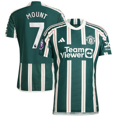 Mason Mount Manchester United 2023/24 Away Player Jersey - Green | Adidas for sale