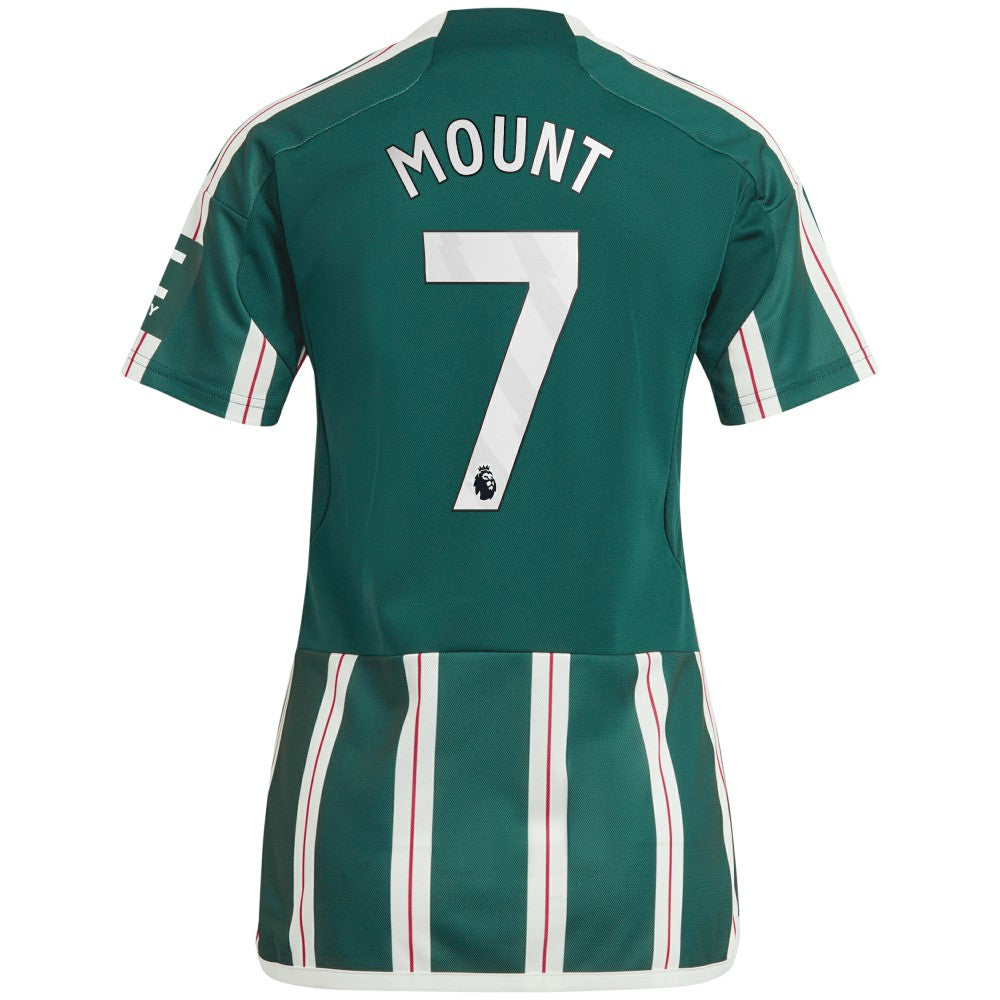 Mason Mount Manchester United Women's 2023/24 Away Replica Player Jersey - Green | Adidas cheap